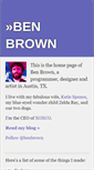 Mobile Screenshot of benbrown.com